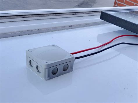 junction box on rv roof|rv wire pass through.